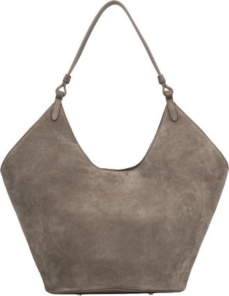 Estro & Luminara Hobo Bag - Dames - Schoudertassen - Grijs - ONE Size - Tassen