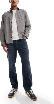 Only & Sons Only & Sons - Edge - Jeans dritti in denim blu nero-Blu navy