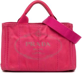 Prada Pre-owned Prada Small Canvas Canapa Logo Tote Ladies H8NAO7YE8S18OE6G