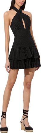 Alice & Olivia Alice + Olivia Evelina Twist Mini Dress