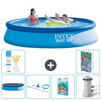 Intex Piscina Easy Set Redonda - 396x84 Cm - 7-piezas S125