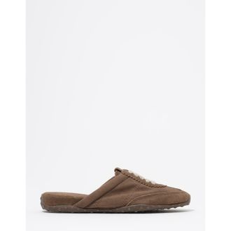 Bimba & Lola Suede And Fabric 13 31 Mule Sneaker in Taupe at Nordstrom, Size 37