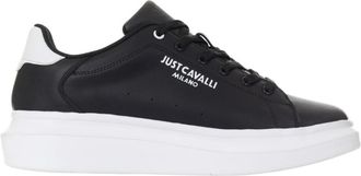 Just Cavalli Sneakers - Heren - Sneakers - Zwart - 40 EU - Leer - Schoenen