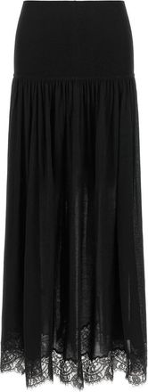 Zimmermann Valiant Lange Rok - Dames - Maxi Rokken - Zwart - S - Rokken