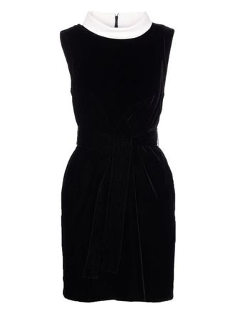Curve sleeveless mini dress - women - Cupro/Viscose/Elastane - 38 - Black