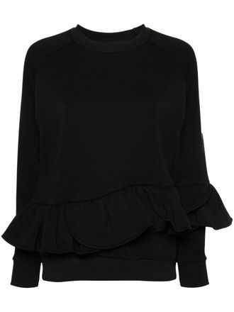 Ioana Ciolacu Liquorice peplum sweatshirt - Black