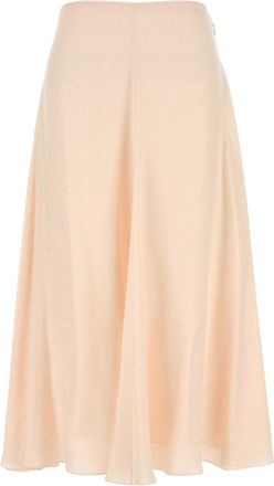 Fendi Light pink silk skirt