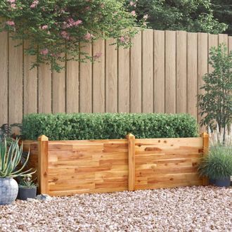 vidaXL Garden Raised Bed 63x23.6x17.3 Solid Wood Acacia
