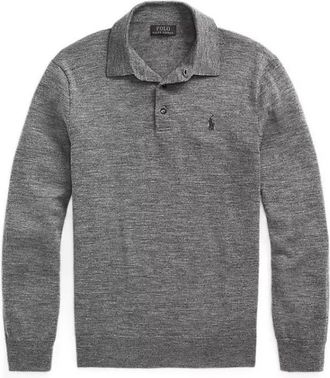 Polo Ralph Lauren Hombre, Jerseys, Gris, Talla: L
