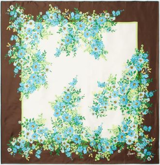 Alemais Floral silk scarf