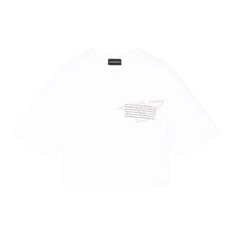 Emporio Armani T-Shirts, female, White, Size: XS Short Sleeve T-Shirt