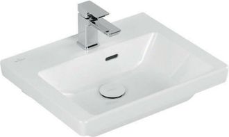 Villeroy & Boch Villeroy&boch - Lavabo Del Ba&ntilde;ov&b Subway 3,500x400 Mm Fregadero Con Desbordamiento Con Orificio Para Toque Blanco C+