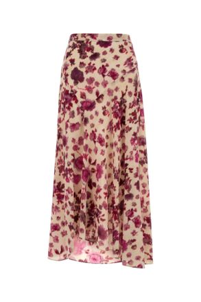 Isabel Marant Isabel Marant Printed Stretch Silk Sakura Skirt