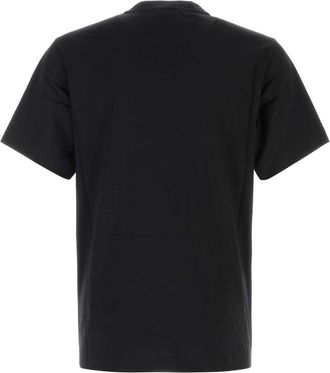Burberry Mens Cotton T-Shirt Black