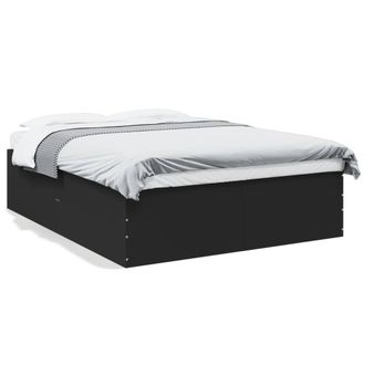Berkfield Home Bed Frame without Mattress Black 150x200 cm King Size