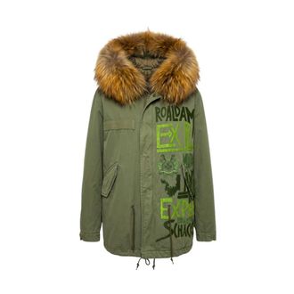 Mr & Mrs Italy Parka in Cotone - - Coats - Donna - Verde - M