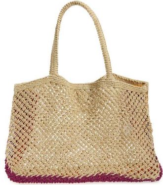 L*Space Moonlight Woven Jute Tote in Man/Pim/Ber at Nordstrom