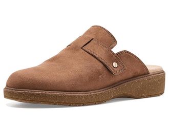 Dr. Scholls Calm Clog Womens Clog/Mule Shoes Honey Brown : 6.5 M, Microfiber