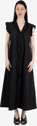 Alessia Santi Abito lungo nero diamante