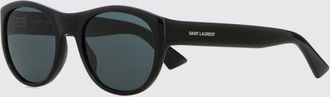 Saint Laurent Occhiali da sole cat-eye in acetato con logo a contrasto