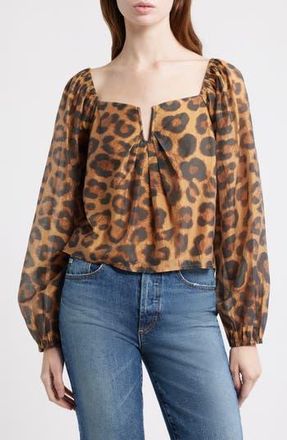 Ciebon Sussane Animal Spot in Brown Multi at Nordstrom Rack, Size X-Small