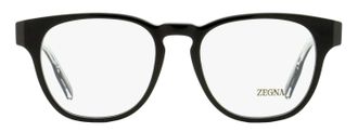 Ermenegildo Zegna EZ5261 Keyhole Square Eyeglasses - Black