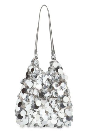 Paco Rabanne Sparkle Silver Shoulder Bag