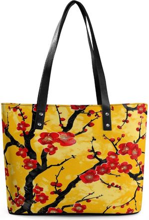 Generic Japanese Cherryflowers Tote Bags for Women Cute Shoulder Purses Handbags