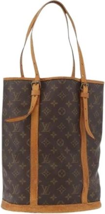 Louis Vuitton Pre-owned Bucket Bags, female, Brown, Size: ONE SIZE Pre-owned Vintage Monogram Bucket Bag