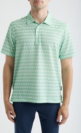 Tommy Bahama Bahama Coast Palm Reader IslandZone Polo in Mint Mojito at Nordstrom, Size Xxx-Large