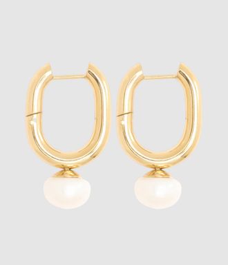 Shaker Jewels Boucles doreilles Perles dEau Douce Doré