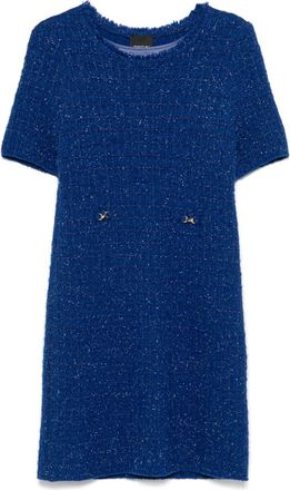 Marc Cain Abito corto in maglia - Blu