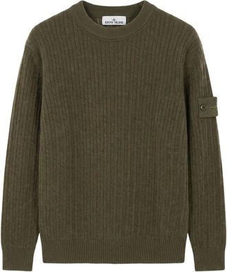 Stone Island Ghost Piece Pullover - Knitwear - Hombre - Verde - XL