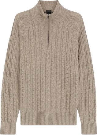 HUGO BOSS H-Furore Trui - Heren - Coltruien - Bruin - M - Wol - Truien & Vesten