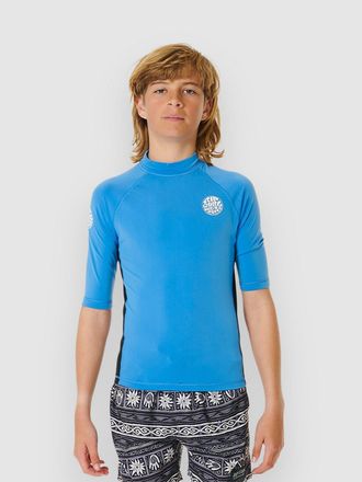 Rip Curl Icons Uv Brushed Kids Rash Guard azul