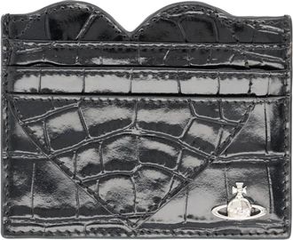 Vivienne Westwood Accessoires, Dames, Zwart, ONE Size, Heart Card Holder