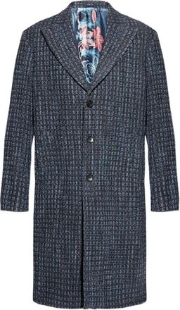 Etro Cappotto in lana - Blu