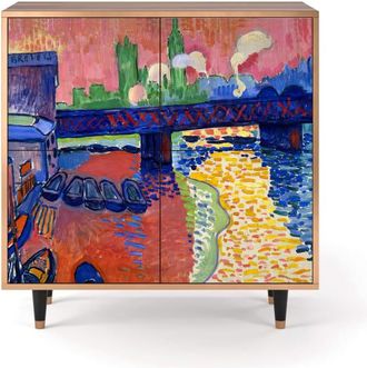 StoryZ Aparador multicolores 4 puertas L 96 cm