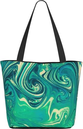 AOOEDM Lazuli Marble Ladies Shopping Bag 13x11x7in.The Perfect ValentineS Day Gift.It Is The Best ValentineS Day Gift For Mom, Daughter, Wife,Etc