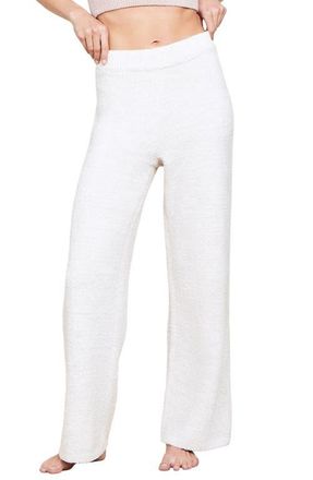 Barefoot Dreams CozyChic Pants in Heather Stone/Cream at Nordstrom, Size X-Large