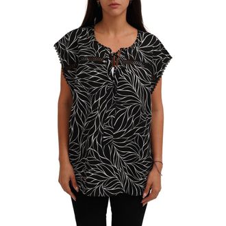 Sunny Leigh Tie Keyhole Cap Sleeve Top in Blakely at Nordstrom Rack, Size 3 X