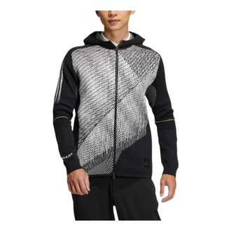 adidas Statement Primeknit Hooded Jacket Black HG4129