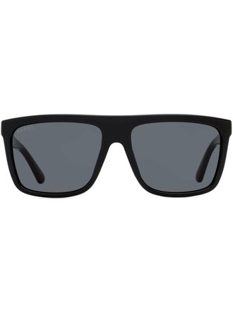 Gucci Occhiali da sole oversize - Nero