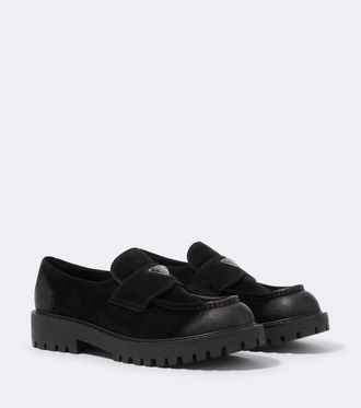 Prada Suede loafers