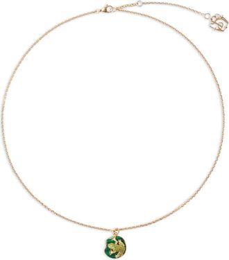 Burberry Schakelhalsketting met bedel - Goud