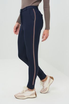 Anatomie Cozy Juniper Fleece Lined Jogger Pant in Navy/taupe at Nordstrom, Size X-Small