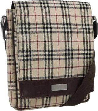Burberry Borsa a spalla in tela Pre-owned - - Pre-owned - Donna - Beige - ONE SIZE