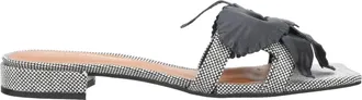 Bruno Menegatti Womens Slide Sandal In Flower Black