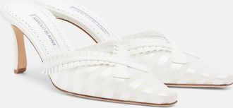 Manolo Blahnik Voluptia organza mules