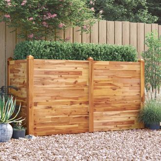 vidaXL Jardinera Arriate Madera Maciza Acacia 160x60x84 Cm Vidaxl